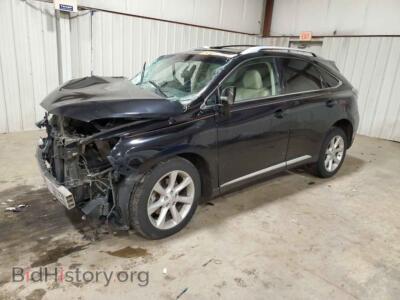 2012 Lexus RX350 RX 350, черный — VIN 2T2BK1BA5CC151341, Copart
