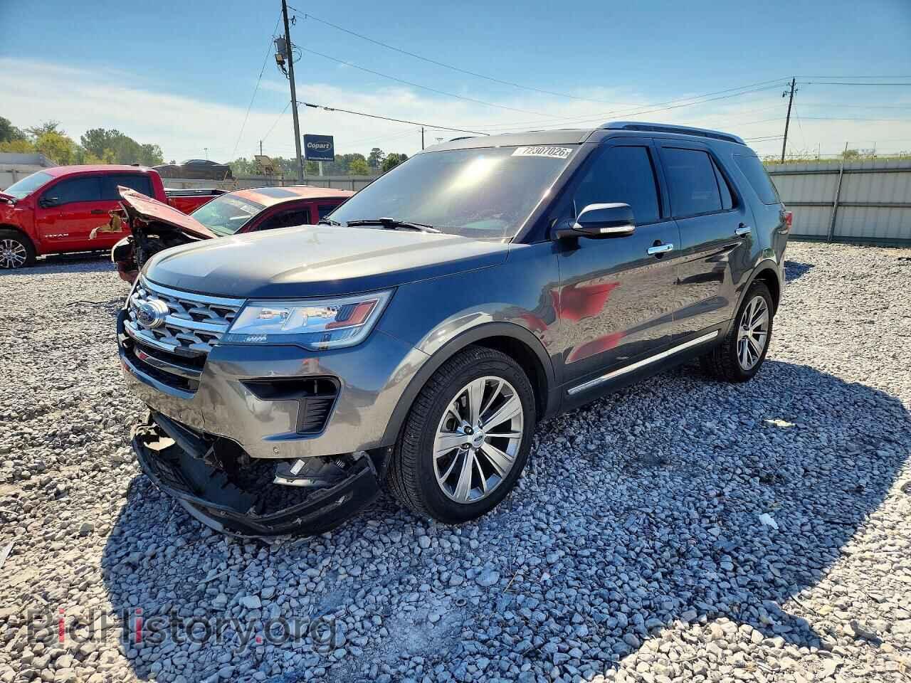 2018 Ford EXPLORER Limited (VIN 1FM5K7F83JGB45401) — photo 1 of 14, Copart, damage: front end