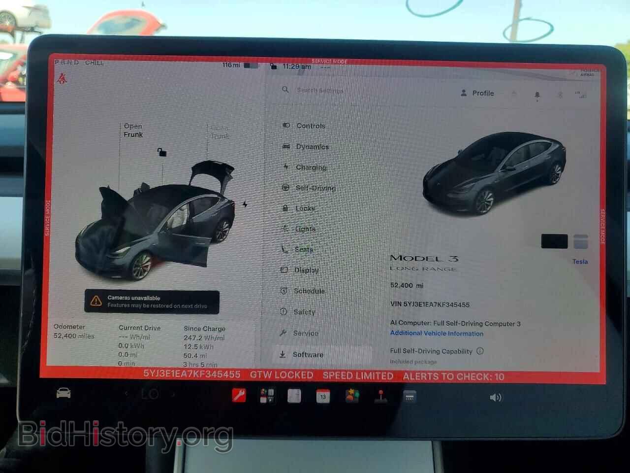 2019 TESLA MODEL 3 - VIN: 5YJ3E1EA7KF345455 - Фото 9