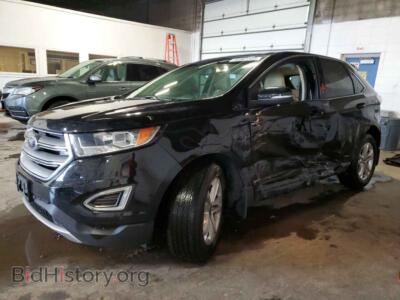 2017 Ford EDGE Edge SEL, черный — VIN 2FMPK4J90HBB16835, Copart