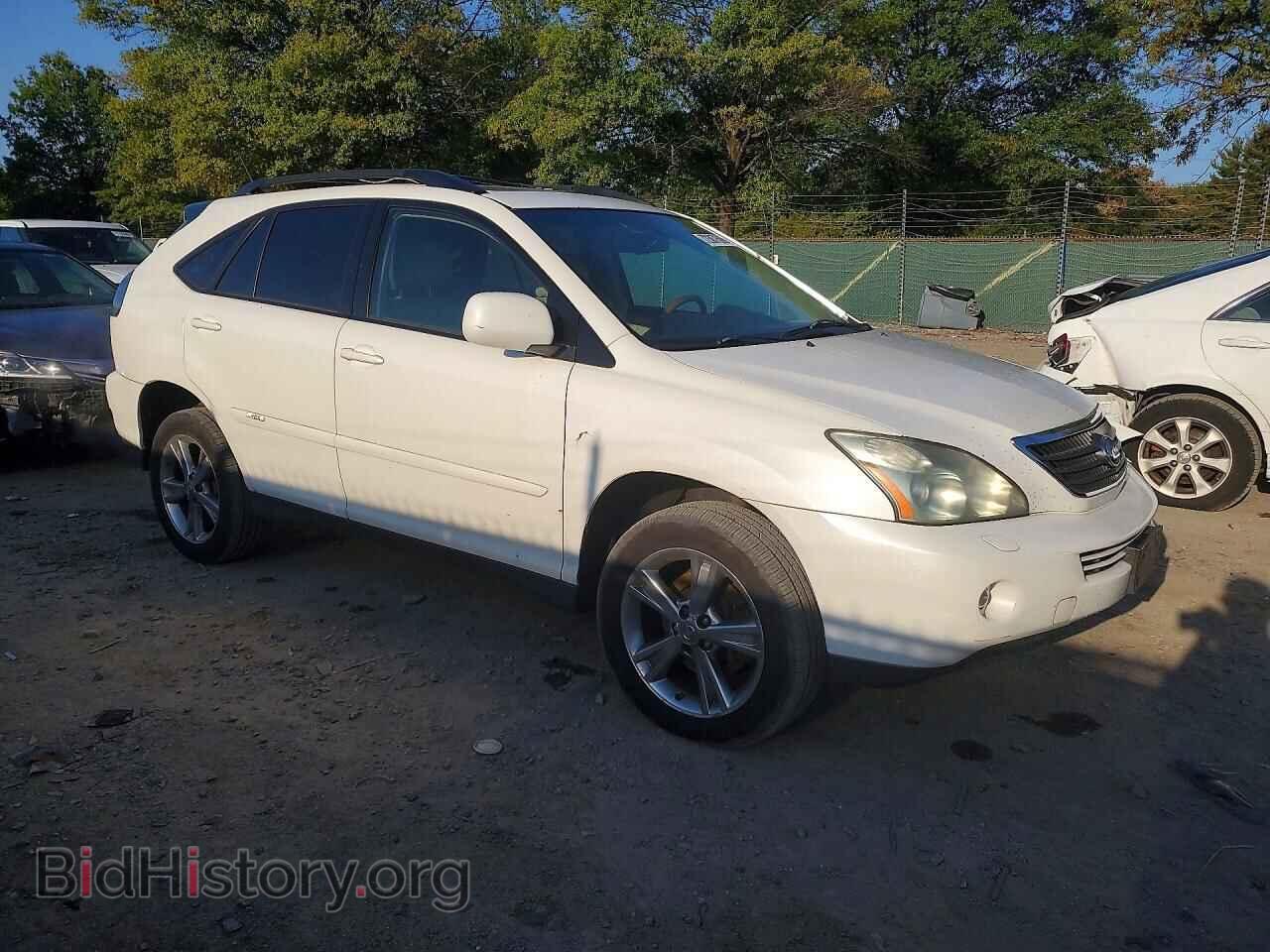 Report JTJHW31UX72016433 LEXUS RX400 2007 WHITE ELECTRIC AND GAS HYBRID ...