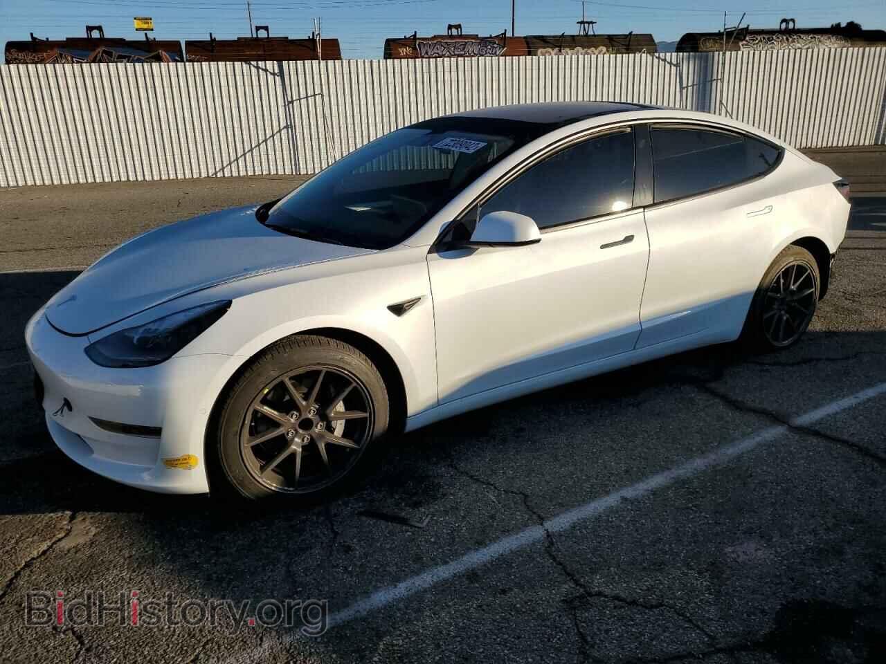 Photo 5YJ3E1EA0MF096757 - TESLA MODEL 3 2021
