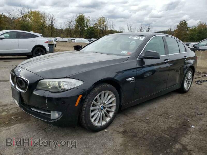 2012 BMW 5 SERIES 535 XI (VIN WBAFU7C59CDU57124) — photo 1 of 12, Copart, damage: side