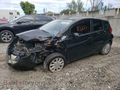 2014 Nissan VERSA Versa Note, черный — VIN 3N1CE2CPXEL378973, Copart