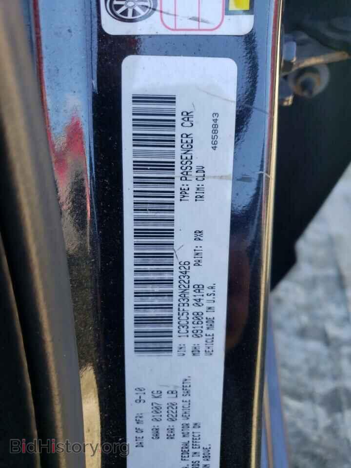 2010 CHRYSLER SEBRING - VIN: 1C3CC5FB3AN223426 - Фото 12