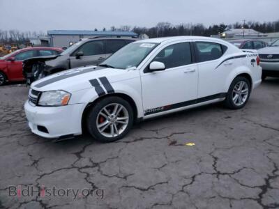 2012 Dodge AVENGER Avenger SX, белый — VIN 1C3CDZEG9CN123500, Copart