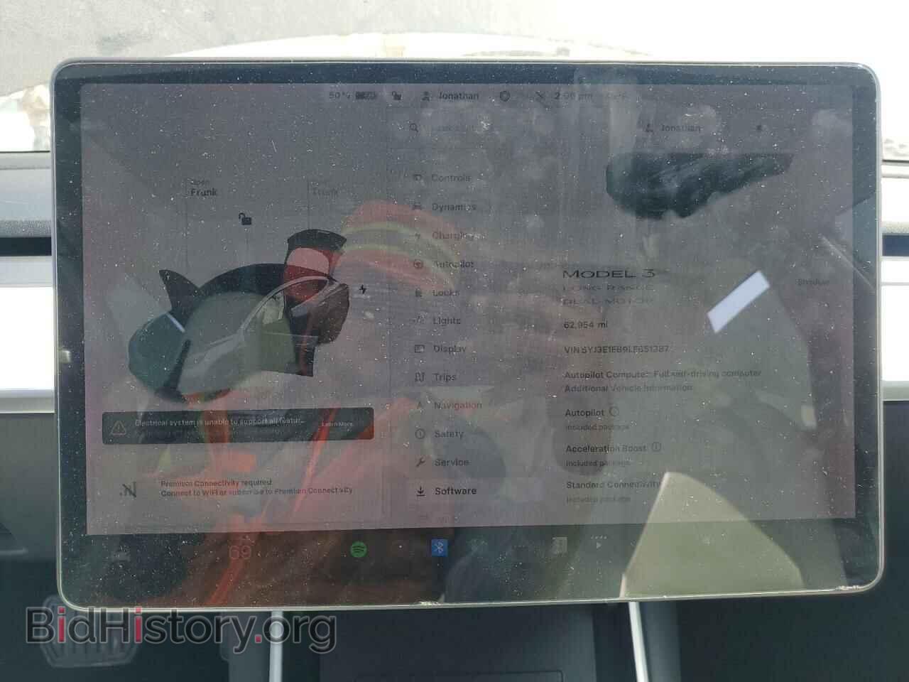 2020 TESLA MODEL 3 - VIN: 5YJ3E1EB9LF651387 - Фото 9