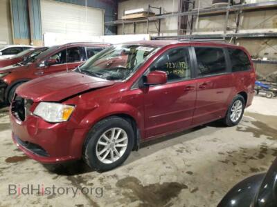2014 Dodge CARAVAN Grand Cara, красный — VIN 2C4RDGCG2ER459802, Copart