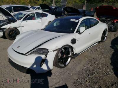 2021 Porsche TAYCAN Taycan 4s, white — VIN WP0AB2Y16MSA44556, Copart