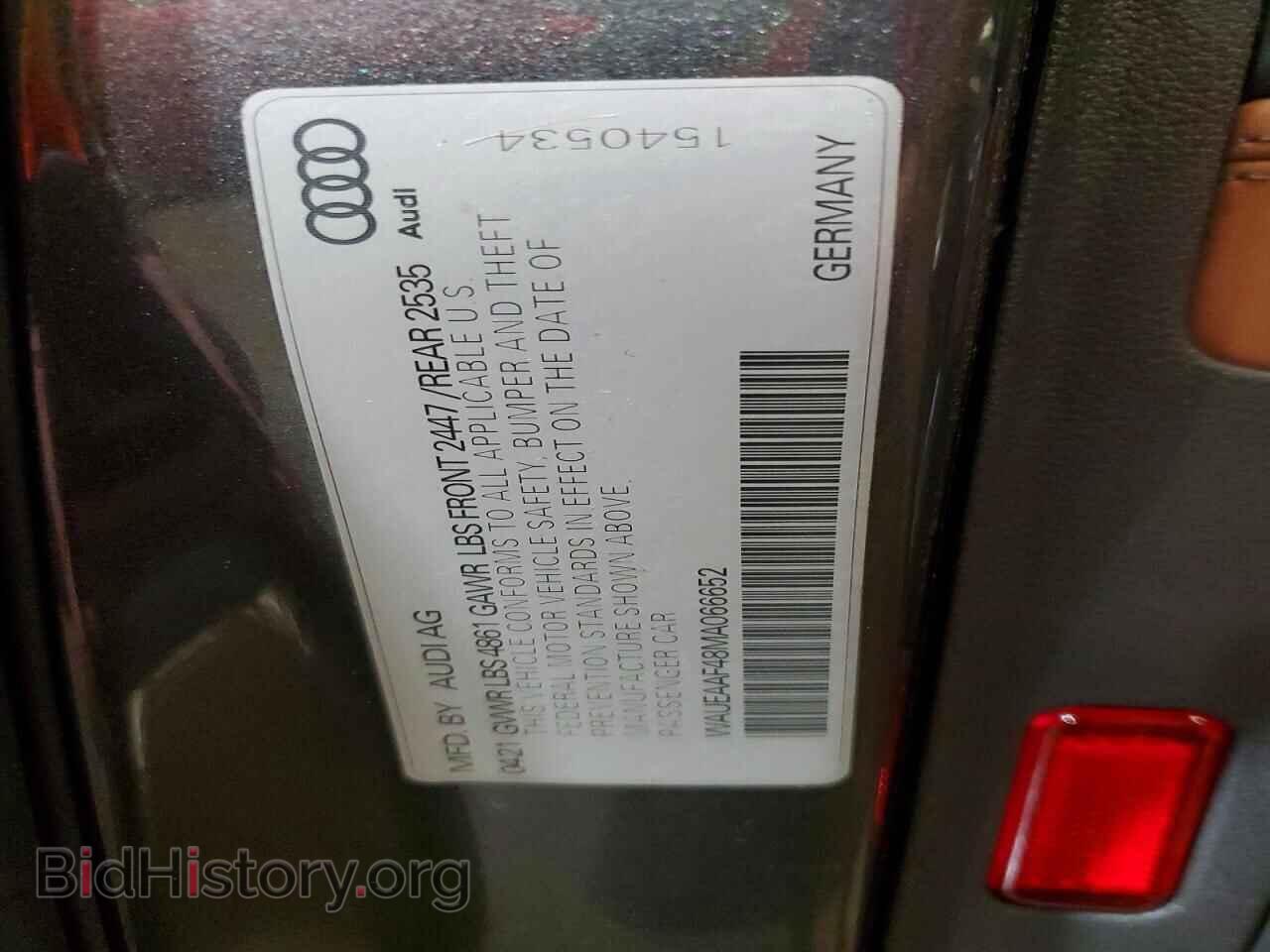 2021 AUDI A4 - VIN: WAUEAAF48MA066652 - Фото 12