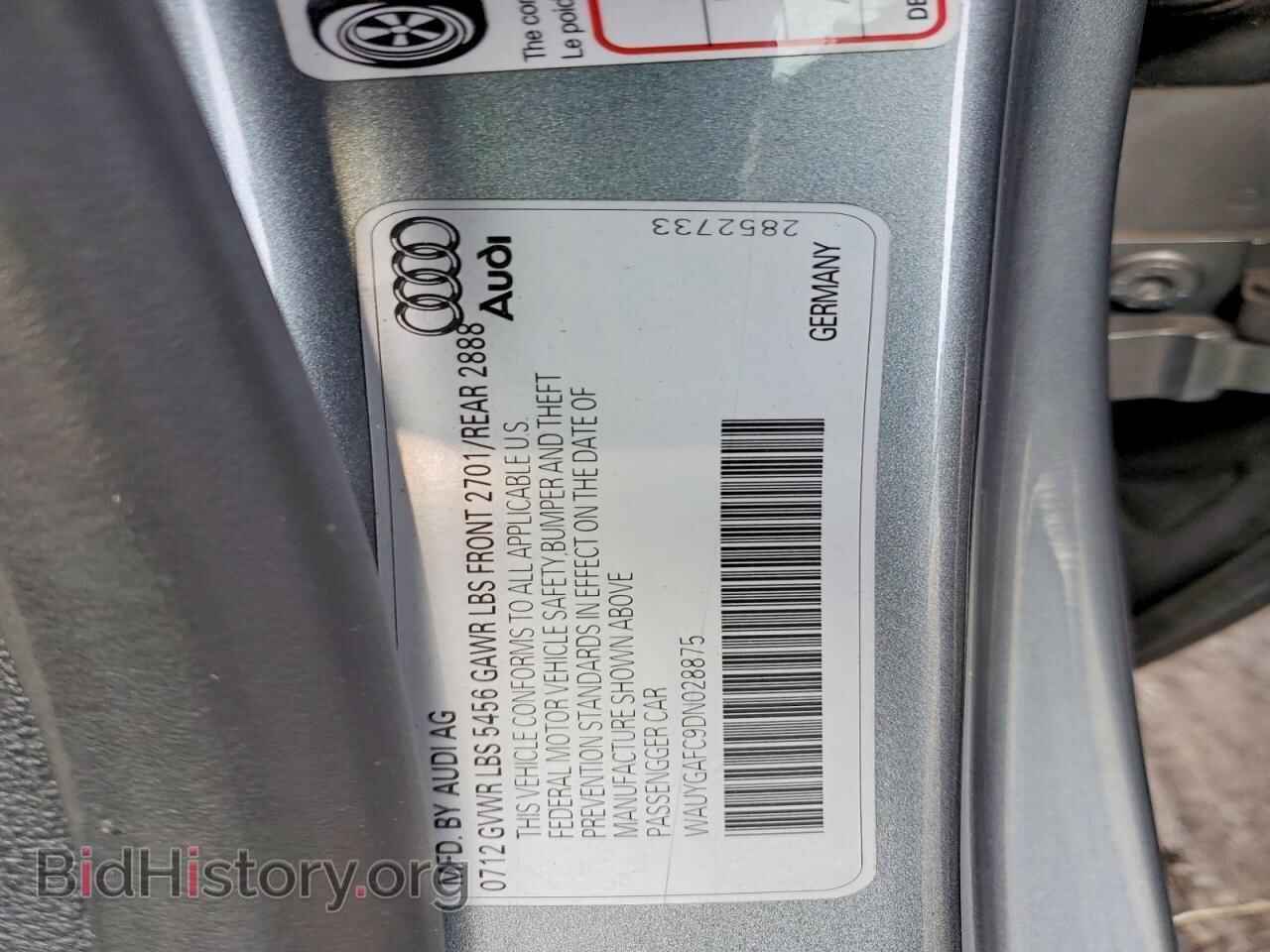 2013 AUDI A7 - VIN: WAUYGAFC9DN028875 - Фото 12