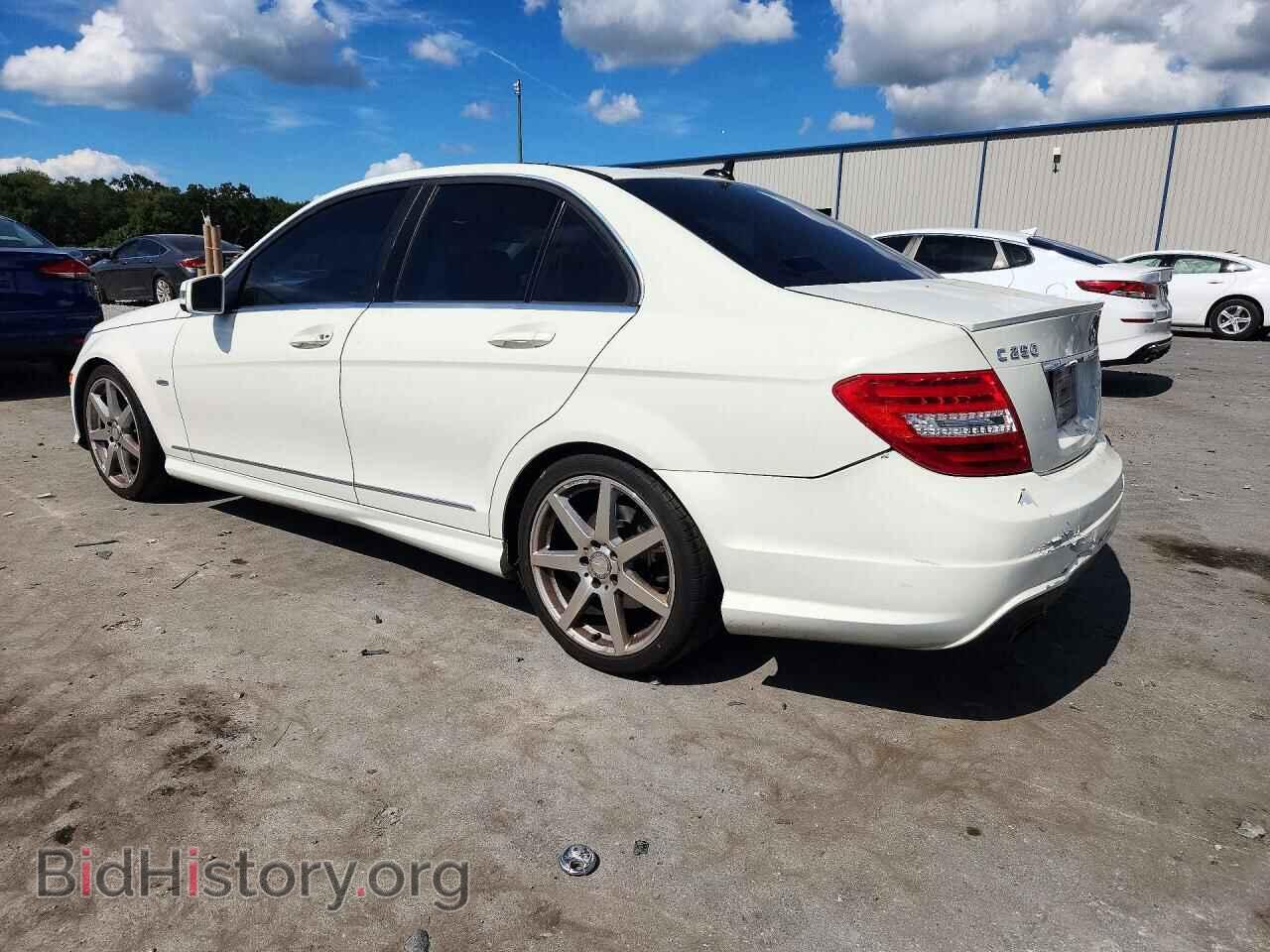 2012 MERCEDES-BENZ C-CLASS - VIN: WDDGF4HB5CA632037 - Photo 2