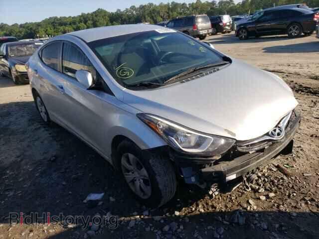 Photo 5NPDH4AE3GH785185 - HYUNDAI ELANTRA 2016