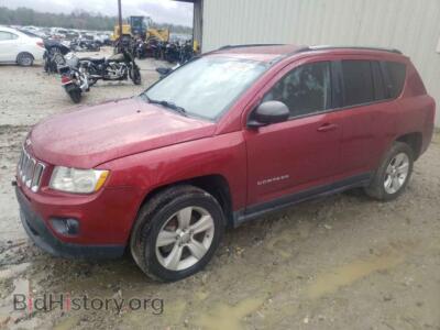 2012 Jeep COMPASS Compass SP, maroon — VIN 1C4NJDEB2CD636226, Copart