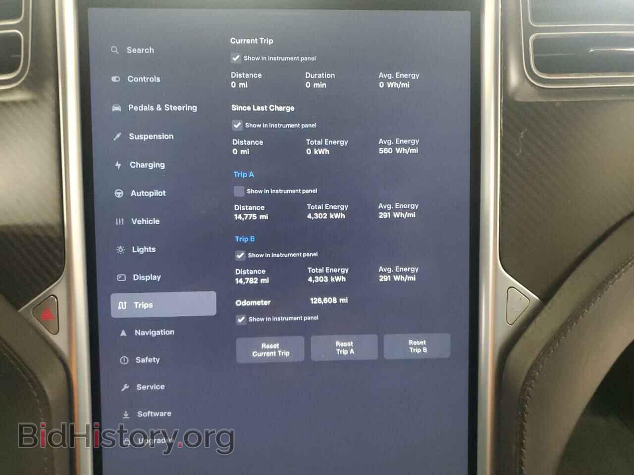 2015 TESLA MODEL S - VIN: 5YJSA1H20FFP75975 - Фото 9