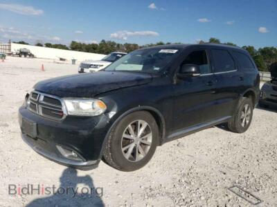 2016 Dodge DURANGO Limited, черный — VIN 1C4RDHDG8GC432748, Copart