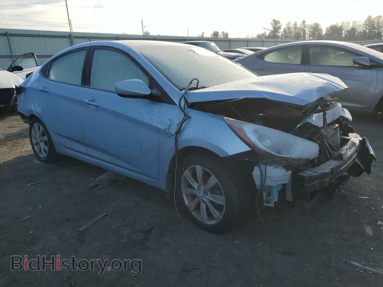 2013 HYUNDAI ACCENT - VIN: KMHCU4AE4DU282303 - Фото 4