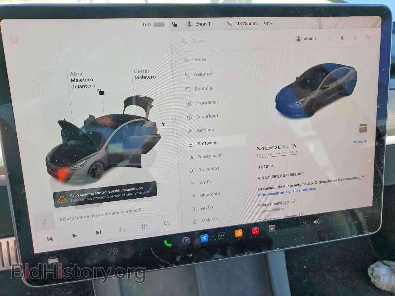 2023 TESLA MODEL 3 - VIN: 5YJ3E1ECXPF559901 - Фото 9