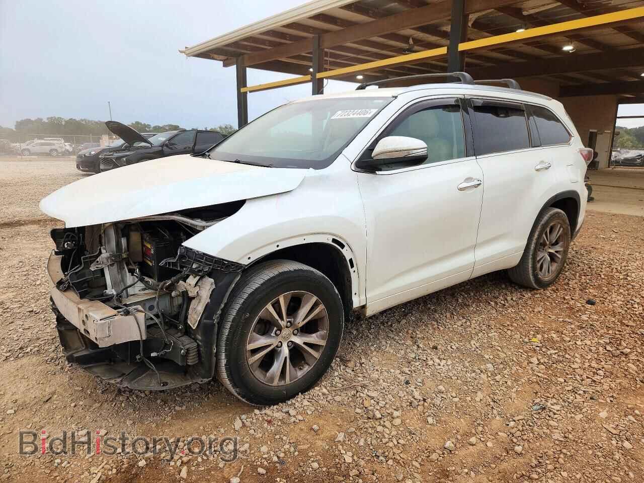 Photo 5TDKKRFH4FS085497 - TOYOTA HIGHLANDER 2015
