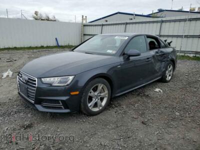 2018 Audi A4 A4 Premium, черный — VIN WAUDNAF48JN009677, Copart