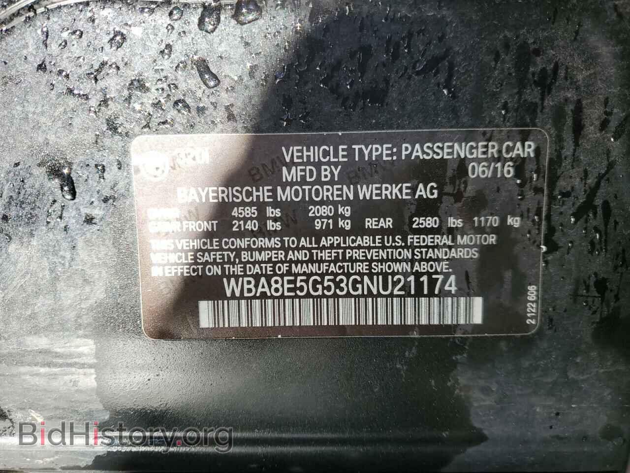2016 BMW 3 SERIES - VIN: WBA8E5G53GNU21174 - Фото 12