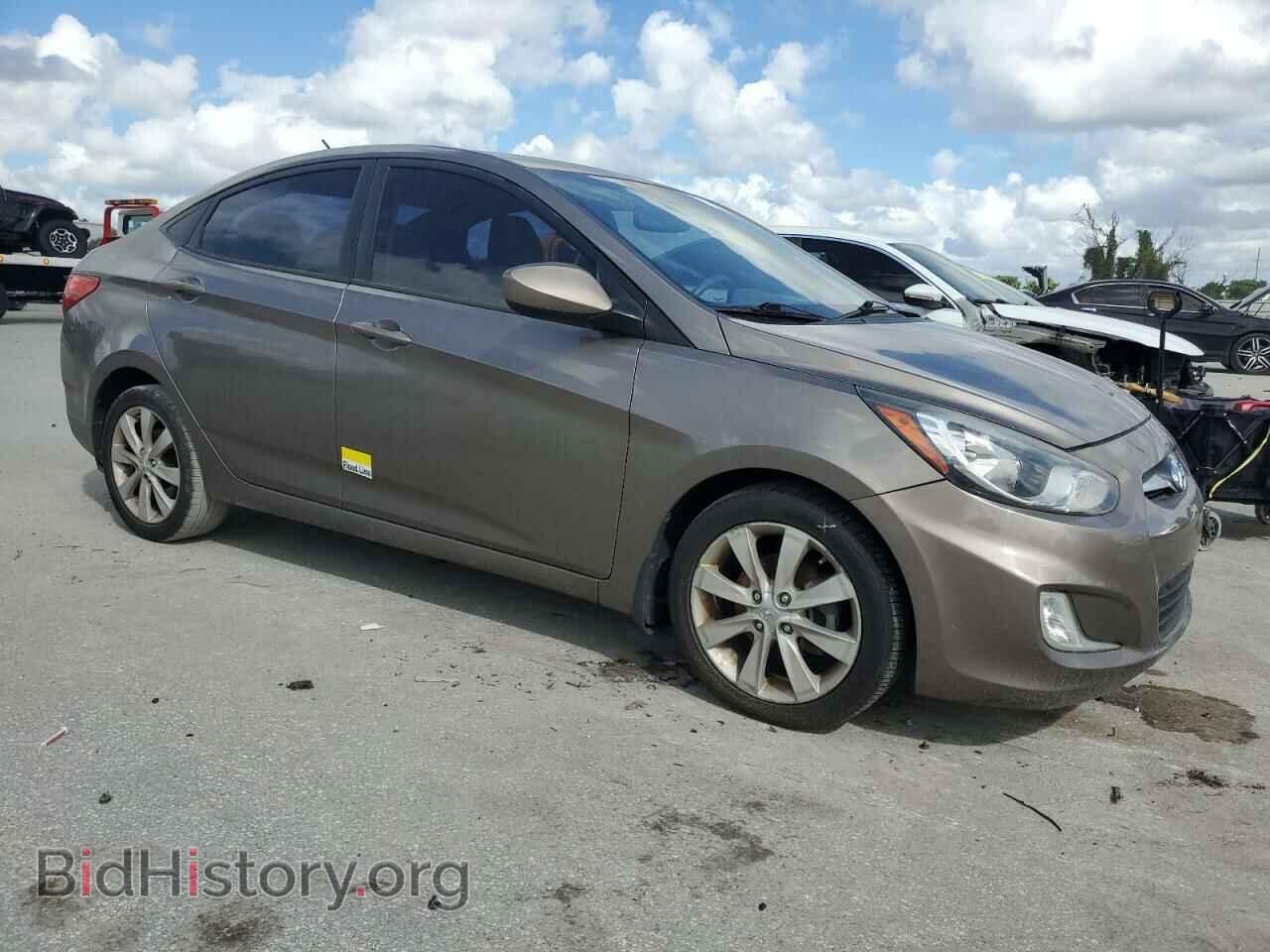 2013 HYUNDAI ACCENT - VIN: KMHCU4AEXDU424007 - Фото 4
