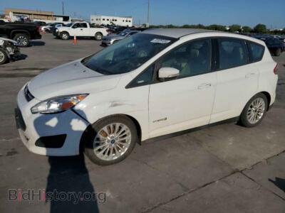 2018 Ford CMAX SE, white — VIN 1FADP5AUXJL104769, Copart