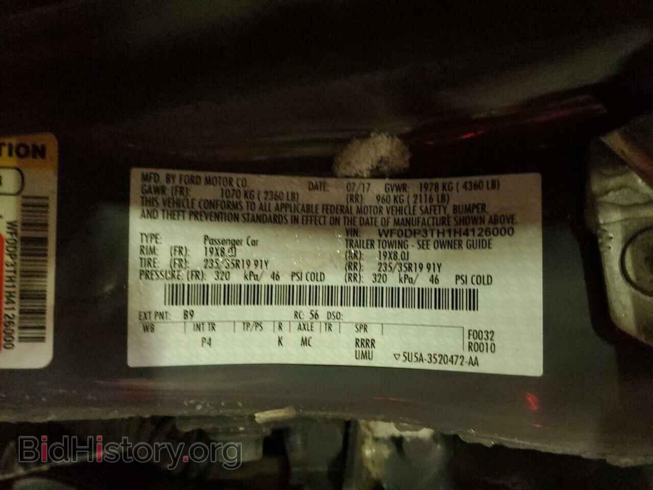 2017 FORD FOCUS - VIN: WF0DP3TH1H4126000 - Photo 13