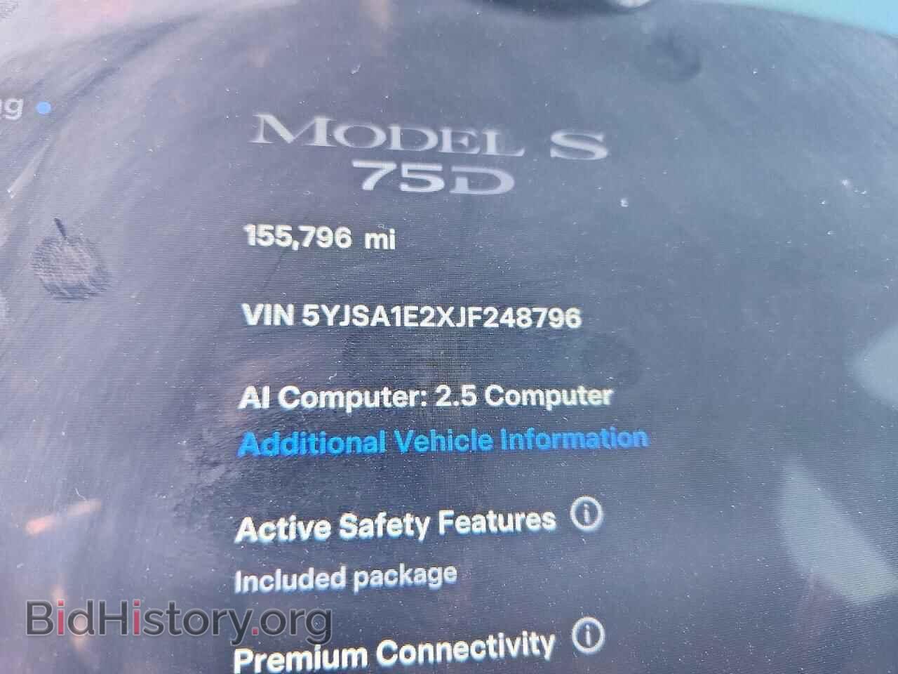 2018 TESLA MODEL S - VIN: 5YJSA1E2XJF248796 - Фото 9