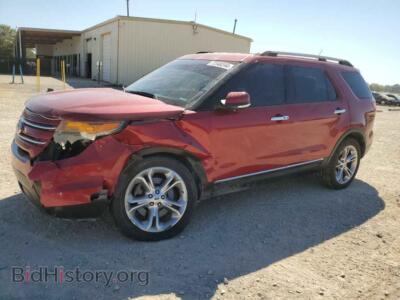 2013 Ford EXPLORER Limited, темно-бордовый — VIN 1FM5K7F83DGB55804, Copart