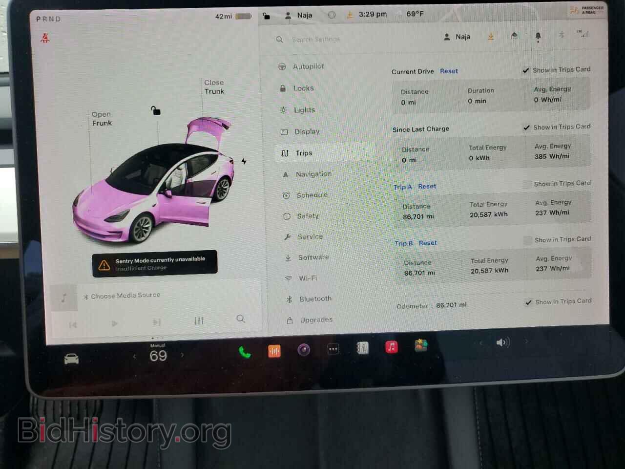 2021 TESLA MODEL 3 - VIN: 5YJ3E1EA2MF853870 - Photo 9