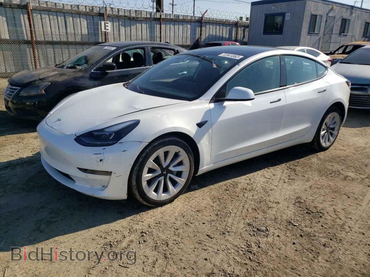 Photo 5YJ3E1EA6NF294793 - TESLA MODEL 3 2022