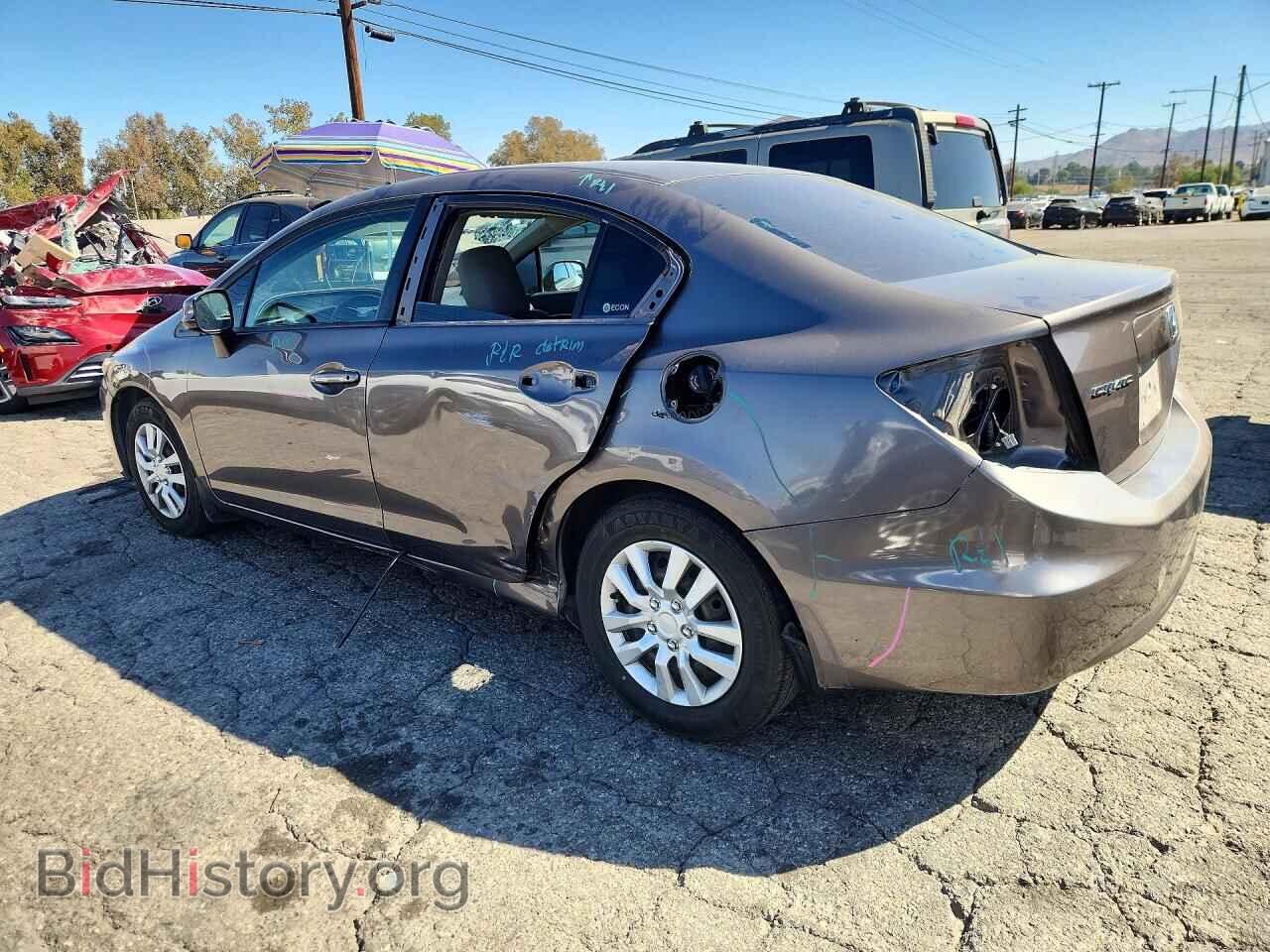 2012 HONDA CIVIC - VIN: 19XFB2F55CE387353 - Фото 2