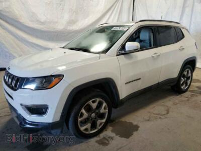 2020 Jeep COMPASS Limited, white — VIN 3C4NJDCB7LT127259, Copart