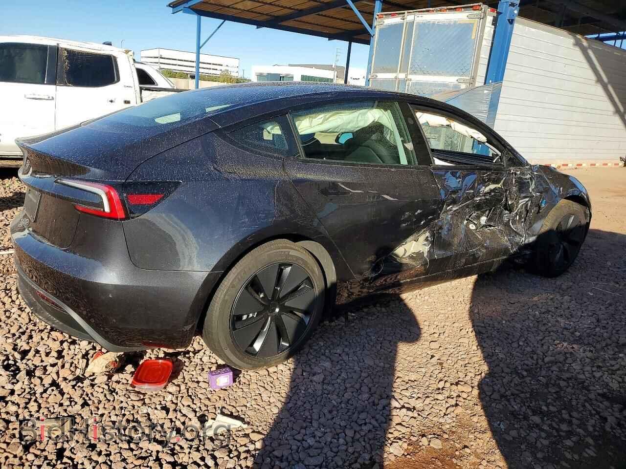 2025 TESLA MODEL 3 - VIN: 5YJ3E1EA6SF080592 - Photo 3