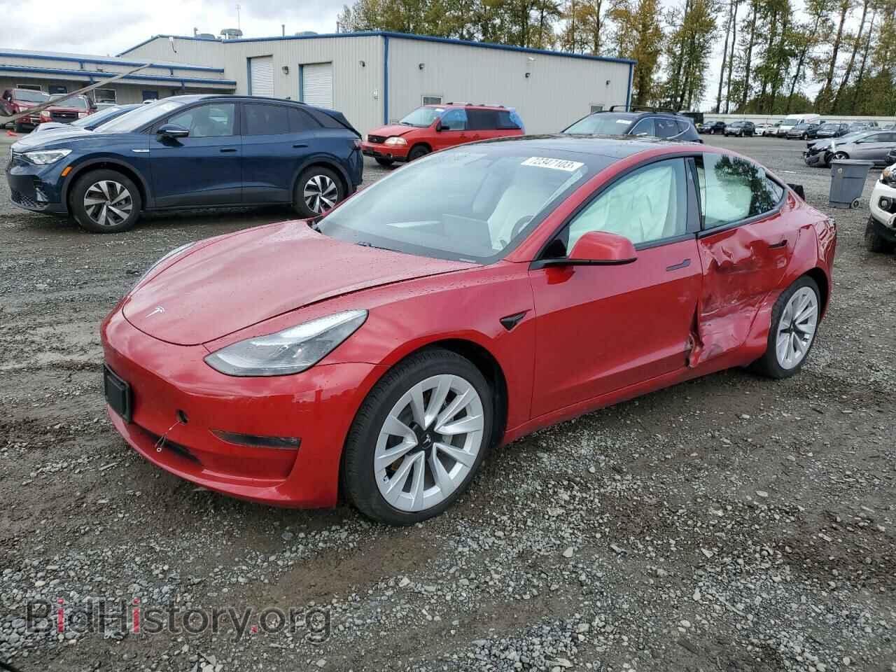 Photo 5YJ3E1EB0MF999564 - TESLA MODEL 3 2021
