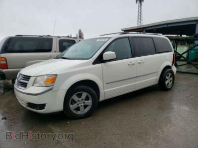 2010 Dodge CARAVAN Grand Cara, белый — VIN 2D4RN5D14AR280959, Copart