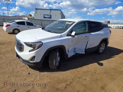 2019 GMC TERRAIN SLE, white — VIN 3GKALTEV4KL286382, Copart