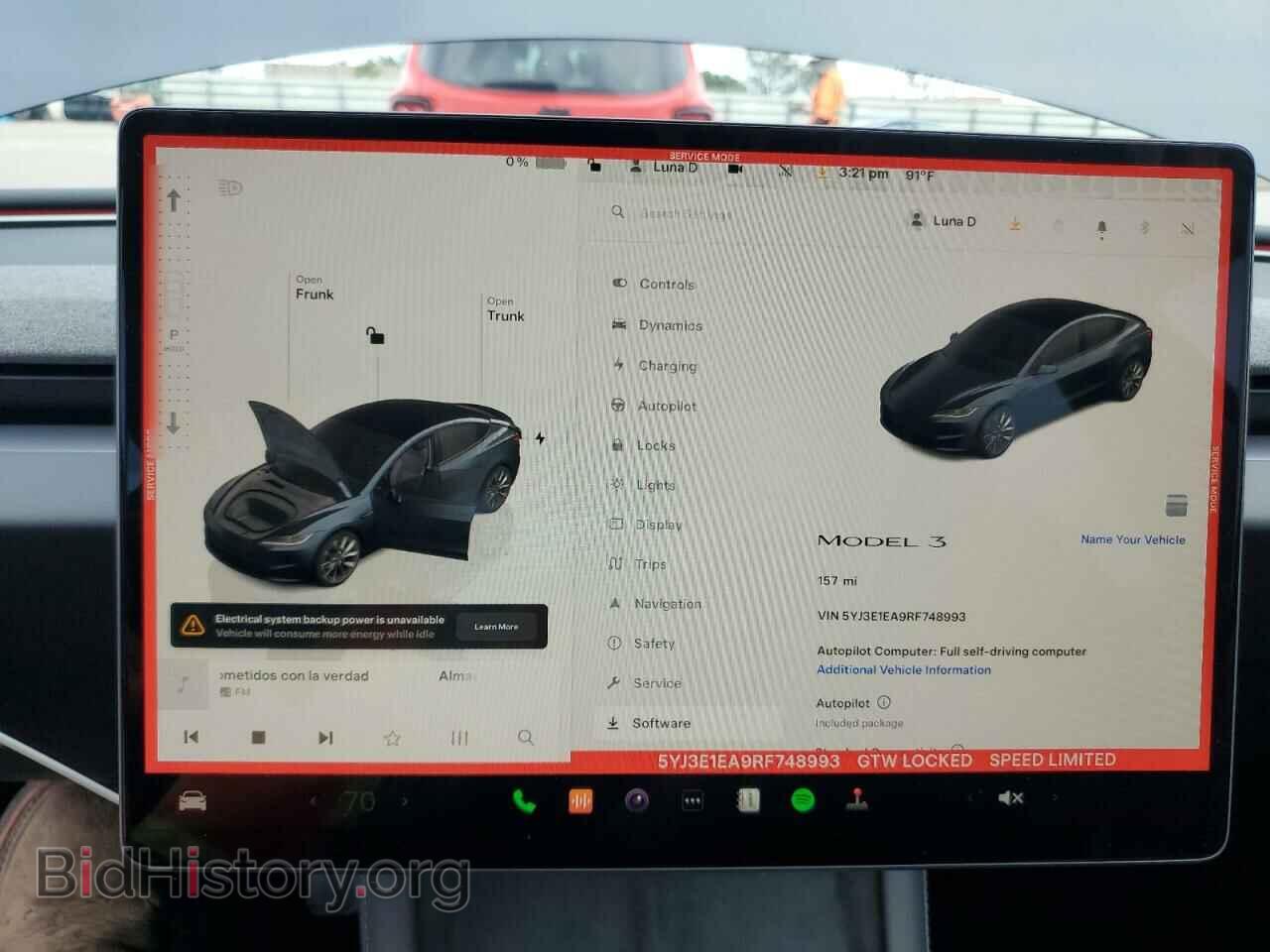 2024 TESLA MODEL 3 - VIN: 5YJ3E1EA9RF748993 - Фото 9