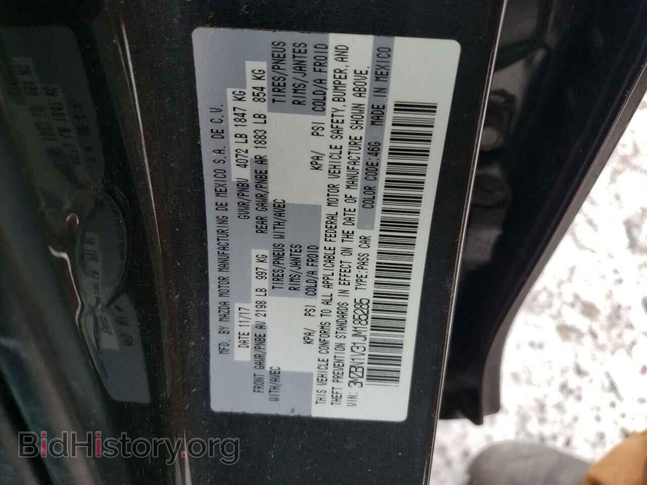 2018 MAZDA 3 - VIN: 3MZBN1V31JM185285 - Фото 12