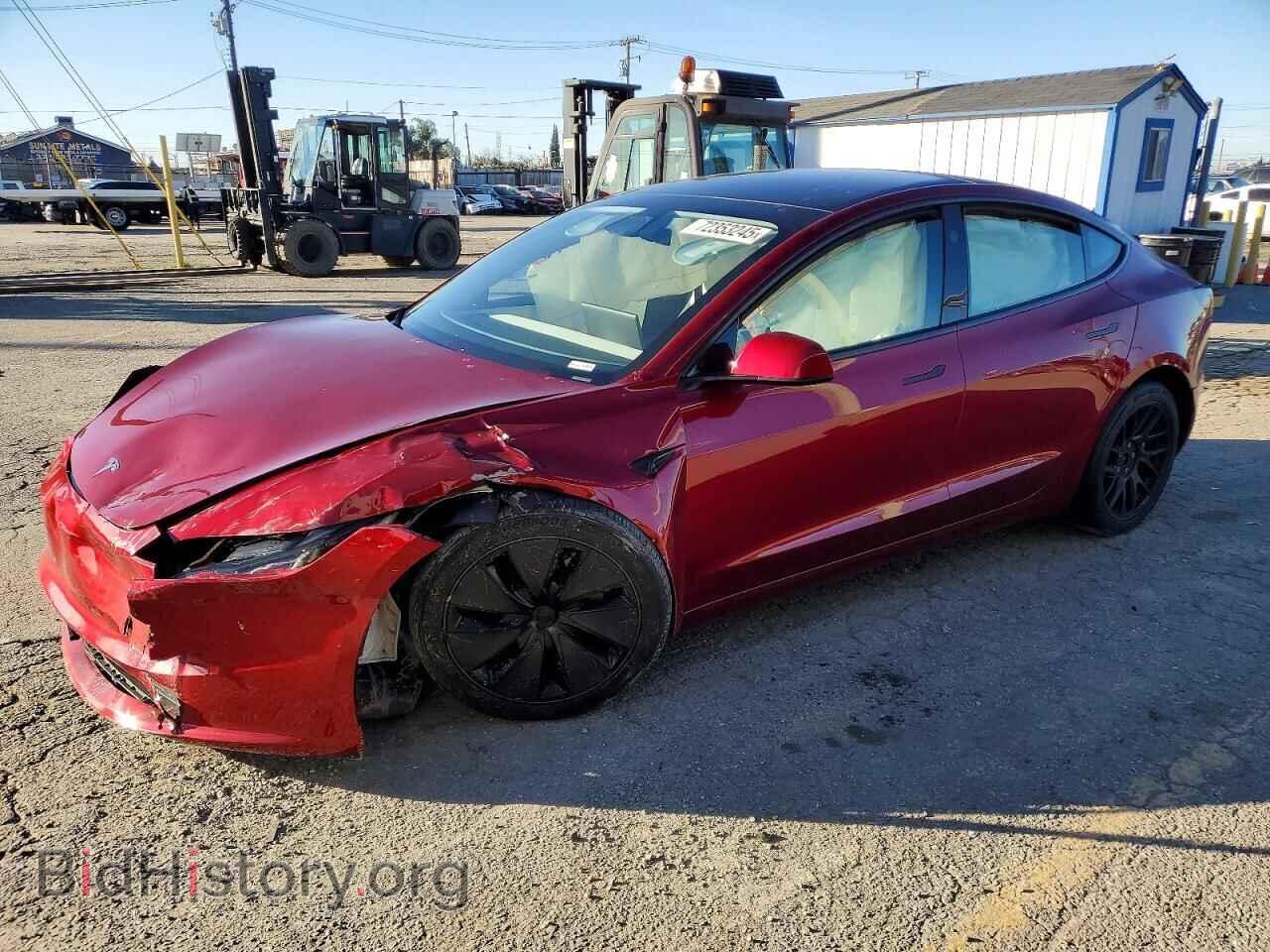 Photo 5YJ3E1EA4SF045212 - TESLA MODEL 3 2025
