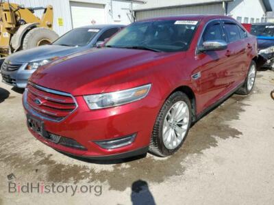 2014 Ford TAURUS Limited, burgundy — VIN 1FAHP2F82EG183039, Copart