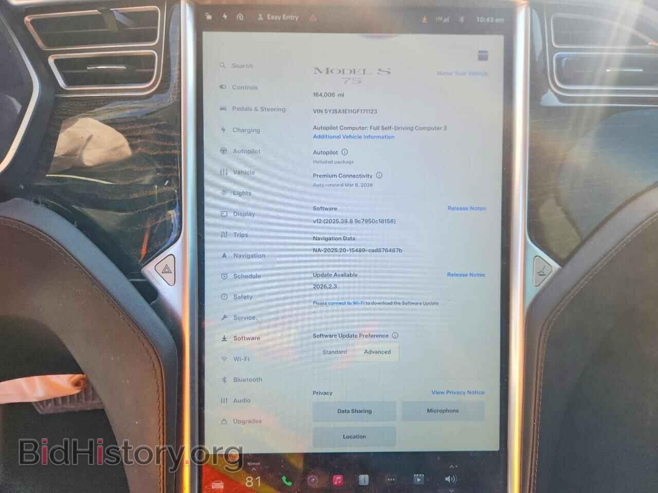 2016 TESLA MODEL S - VIN: 5YJSA1E11GF171123 - Photo 9
