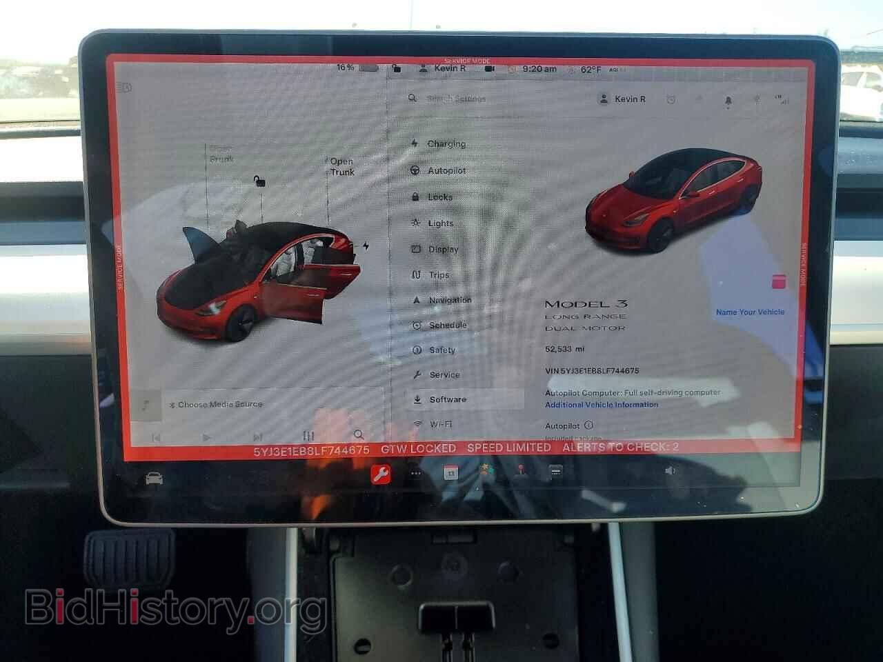 2020 TESLA MODEL 3 - VIN: 5YJ3E1EB8LF744675 - Photo 9