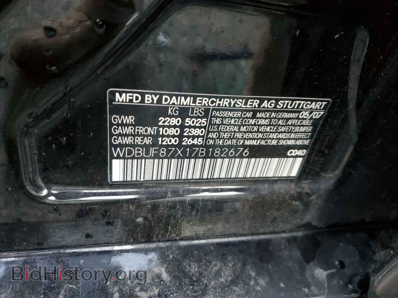 2007 MERCEDES-BENZ E-CLASS - VIN: WDBUF87X17B182676 - Фото 10