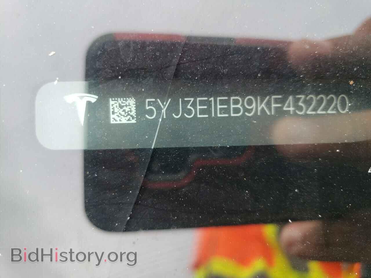 2019 TESLA MODEL 3 - VIN: 5YJ3E1EB9KF432220 - Фото 12