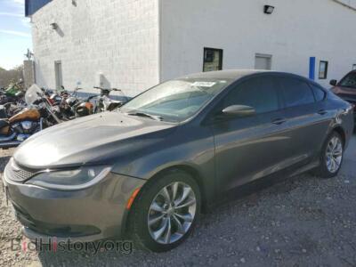 2015 Chrysler 200 S, темно-серый — VIN 1C3CCCDG4FN690803, Copart