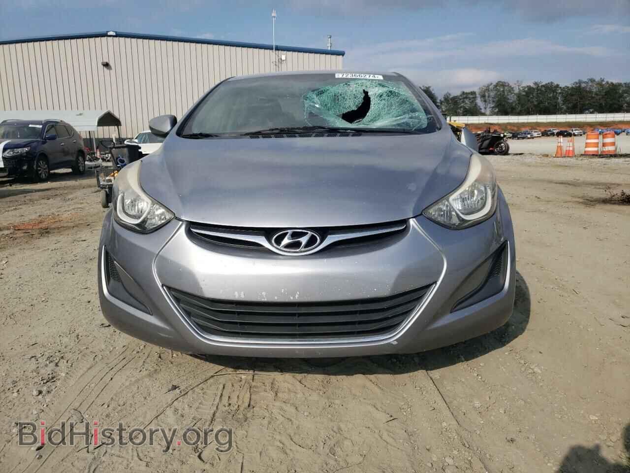 2016 HYUNDAI ELANTRA - VIN: 5NPDH4AE7GH763528 - Фото 5