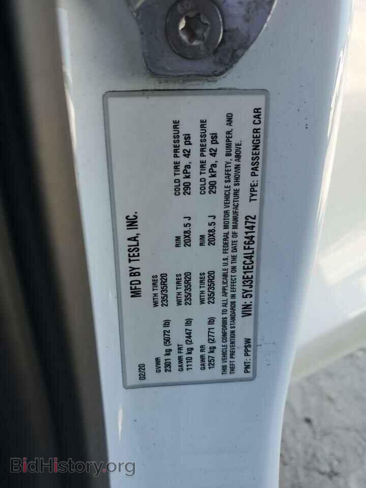 2020 TESLA MODEL 3 - VIN: 5YJ3E1EC4LF641472 - Фото 14