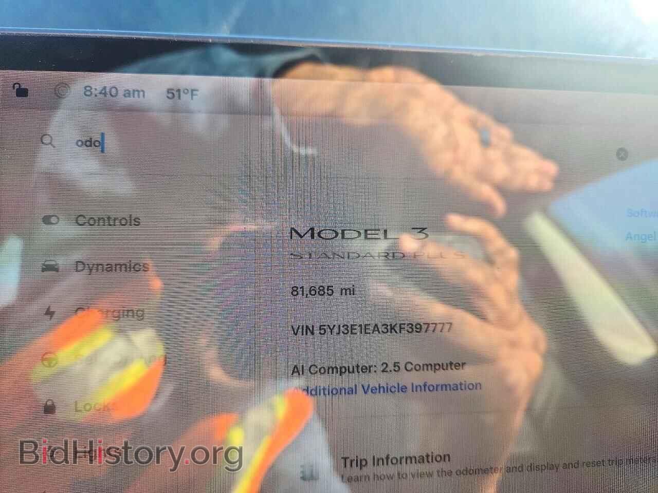2019 TESLA MODEL 3 - VIN: 5YJ3E1EA3KF397777 - Фото 9